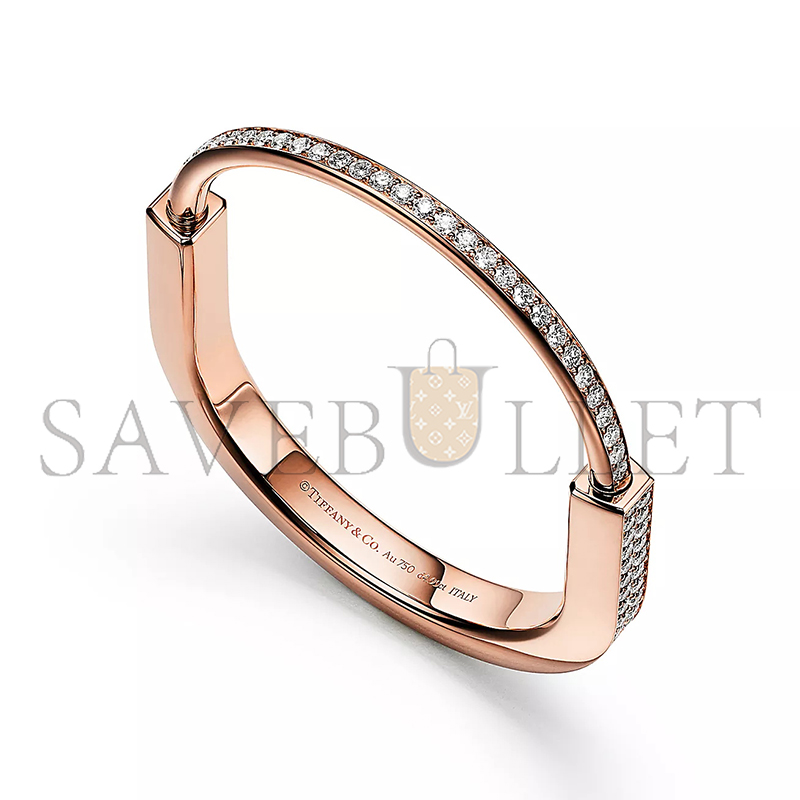 TIFFANY BRACELET ROSE GOLD FULLY PAVÉ DIAMONDS GRP12235 TIFFANY BRACELET ROSE GOLD FULLY PAVÉ DIAMONDS GRP12235